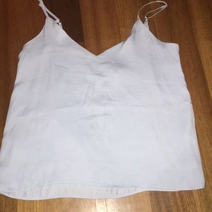 Loose baby blue blouse